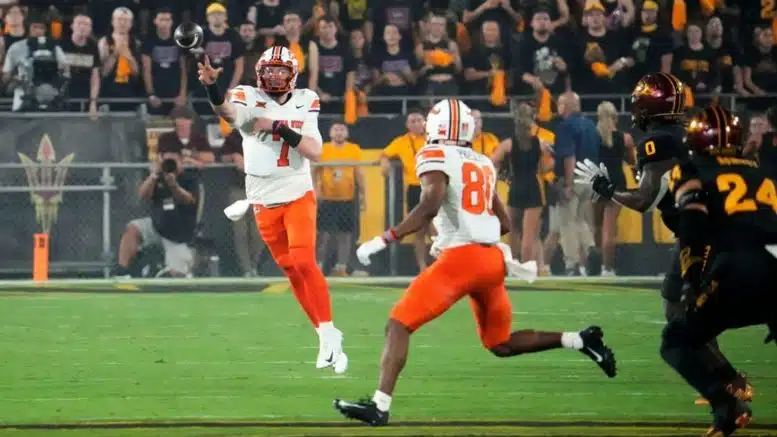 Oklahoma State's multiple QBs lead win over Arizona State
