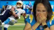 Chargers fan goes viral, but was she a plant?